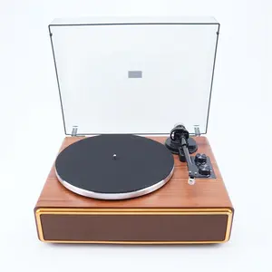 Skywin Alto-falantes embutidos de mesa de alta qualidade, cartucho magnético móvel, discos de vinil LP vintage, toca-discos Bluetooth, novo, com cartucho magnético