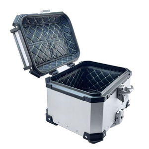 36L aluminum alloy motorcycle tail box custom trunk storage thickening universal travel waterproof and anti-collision