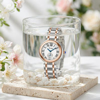 Montre Scottie A9625 rétro intemporelle avec petit cadran secondaire 9625 pour femme, étanche 3 ATM, en acier inoxydable, mouvement à quartz, idéale pour les cadeaux et les trajets quotidiens