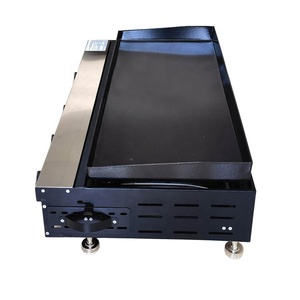 Gril commercial portable CE LFGB pour restaurant et fêtes 4 brûleurs au gaz propane Gril à <span class=keywords><strong>plancha</strong></span> au gaz français - Product Image 4