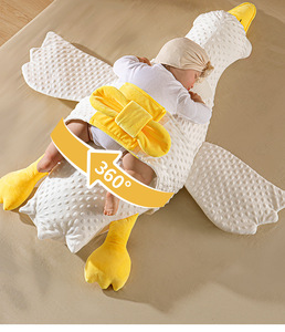 Hesen HSS001 Newborn Comfort Exhaust <b>Pillow</b> Yellow <b>Baby</b> Giraffe Plush Polyester Portable Adjustable 11-30cm Body Relief <b>for</b> - Product Image 4
