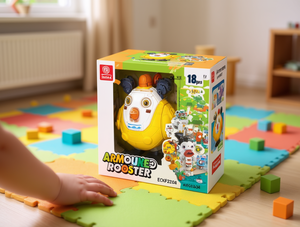 En.hin Juego de Bloques de Construcción de Gallo Blindado, 18 Piezas, Juguete de Construcción para Niños de 5 a 7 Años, Tema de Animales ECKP2204 - Product Image 2