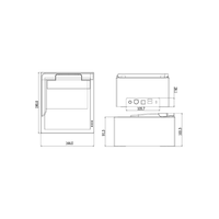 Dispositivo de escáner de código Qr Sinosecu, interfaz USB, lector de código de barras CMOS ligero para pasaporte, identificación nacional, certificado ROHS para