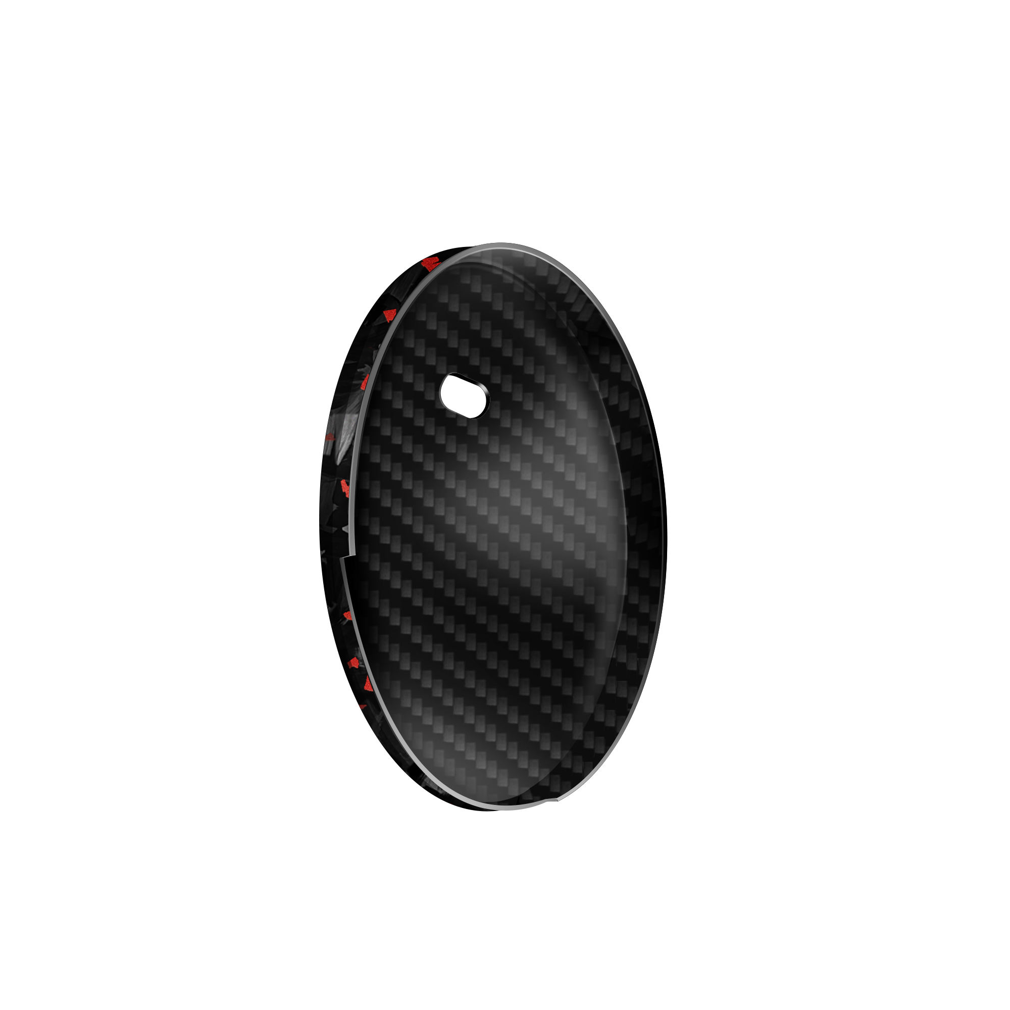 Cas forgé rouge brillant