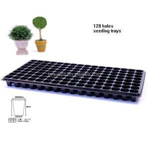 Bandejas de semillero ecológicas 128 agujeros Bandejas de cultivo de <span class=keywords><strong>plantas</strong></span> de vivero para jardinería y agricultura - Product Image 3