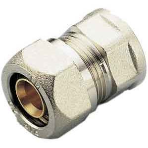 Raccord de compression droit femelle haute pression TIEMME filetage 32X1 BSP en zinc plastique polypropylène surface lisse BSPT - Product Image 2
