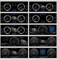 Accessoires de voiture Afficheur LCD HD Compteur de vitesse numérique pour Toyota 4runner 2014 2015 2016 2017 2018 2019 2020