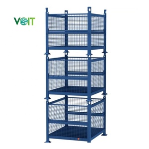 Nhà máy tùy chỉnh dây lưới kim loại có thể gập lại thép đóng mở <span class=keywords><strong>Pallet</strong></span> - Product Image 6