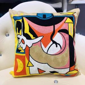 Funda de cojín cuadrada bordada con figura mágica abstracta de <span class=keywords><strong>Picasso</strong></span> clásico, fundas de almohada para decoración de hogar y Hotel, técnica tejida - Product Image 6