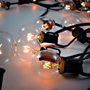 IP44 G40 LEDグローブ電球ウォームホワイト防水ハンギングストリングライトホリデーデコレーション用 - Product Image 5