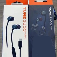 Headset Wired Premium TUNE310C Laris Manis, In-ear, Mic, Driver Dinamis, USB-C, Bass Berat, Remote Control, Kabel 1.2m; Kompatibel