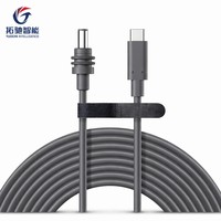 Cable de alimentación USB C a CC Starlink Mini, 18AWG, 100W PD, IP67, impermeable, cable plano de 1.5M-6M para Mini Dish OEM