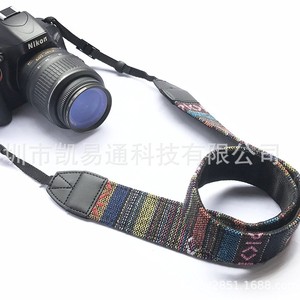 Correa de cámara de estilo artístico vintage, correa de algodón de 3,8 cm para el cuello y el hombro para cámaras DSLR - Product Image 3