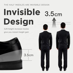 Solette Invisibili in Memory Foam per Aumentare l'Altezza, Morbide e Traspiranti, Inserti per Sollevamento del Tallone, Sollievo dal Dolore, Unisex per Uomini e Donne - Product Image 4