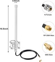 Antenne longue portée Lora 915 MHz 5,8 dBi avec câble de 10 pieds pour point d'accès Helium