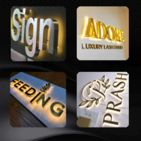 Letrero LED Personalizado, Fabricante de Letreros LED Retroiluminados de Acero Inoxidable 316, Letrero con Nombre de Barco Iluminado