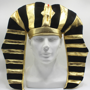 Sombrero de Faraón Egipcio Antiguo, Disfraz de Hatshepsut, Cosplay, Fiesta de Halloween, Sombrero de Rey Faraón Egipcio, Sombrero de Disfraz de Rey <span class=keywords><strong>Tut</strong></span> - Product Image 1