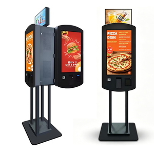 <span class=keywords><strong>Kiosque</strong></span> de paiement en libre-service QSR double face de 32 pouces avec GPU NVIDIA RTX 4060, boîte à lumière LED, terminal de commande automatique pour restaurant - Product Image 1