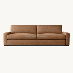 الساسانيد OEM الحديثة الفاخرة أثاث منزلي داخلي غرفة جلد ماكسويل - Product Image 5