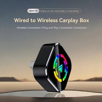 Adaptador Inalámbrico Portátil para Carplay con Compatibilidad Universal con Android Auto y para Apple Car Play, Dongle Smart Box