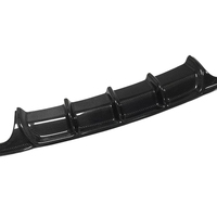 Diffuseur arrière en Fiber de carbone MP modifié pour BMW série 3 F30 F35 Sport Spoiler séparateur bilatéral simple sortie bilatéral Double sortie