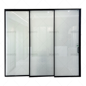 <span class=keywords><strong>Porte</strong></span> <span class=keywords><strong>coulissante</strong></span> électrique intelligente en verre avec verre à gradation à commande électrique, lisse, sans <span class=keywords><strong>rail</strong></span> de guidage au sol - Product Image 1