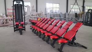 Equipo de <span class=keywords><strong>gimnasio</strong></span> de fábrica Dezhou, Banco de entrenamiento de fuerza multiajustable de acero, logotipo personalizado, diseño plegable, centro de <span class=keywords><strong>fitness</strong></span>, número de modelo de fábrica - Product Image 2