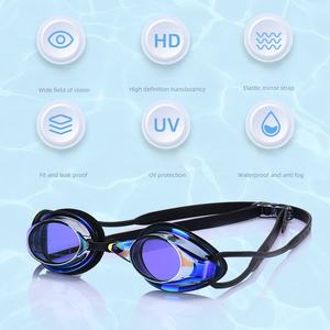 5701 lunettes de natation anti-buée HD du fabricant professionnel petite compétition d'entraînement de conception lunettes de course professionnelles hommes - Product Image 3