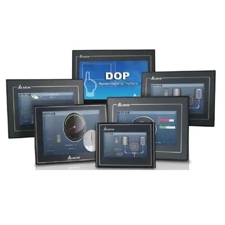 Dop Paneel Delta Elektronica Hmi 7 "Ethernet Menselijke Machine Interface DOP-100 Serie Voor Cnc Controller