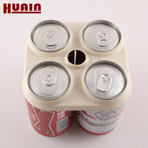 Kalıplanmış Kağıt Hamuru Çevre Dostu Bira Taşıma Kutusu 6'lı Paket Sürdürülebilir Ürün Ambalajı Kabartmalı Mat Laminasyonlu - Product Image 2