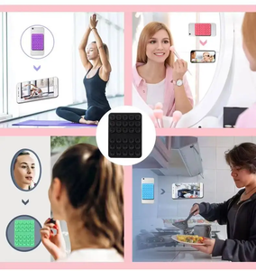 Lot de 30 supports de téléphone portable antidérapants en silicone double face avec ventouse, accessoire de téléphone portable, poignée adhésive en silicone - Product Image 6