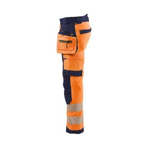 BLAKLADER - 182025135389D96 <b>Hi</b>-<b>vis</b> Softshell trousers <b>Orange</b>/Navy blue - EAN 7330509873472 <b>HI</b>-<b>VIS</b> WORKWEAR - Product Image 4