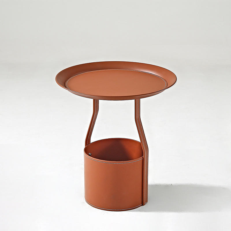 Coffee colored saddle leather soft bag