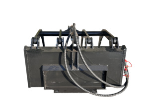 Hoogwaardige <span class=keywords><strong>mini</strong></span>-kniklader aanbouwdelen hydraulische voorlader houtgrijper boomstamgreep - Product Image 5