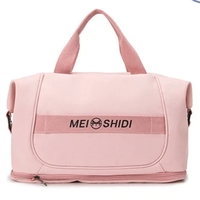 Sac de voyage extensible grande capacité, sac de sport multifonctionnel, sac de sport, sac fourre-tout, sac de voyage imperméable en Oxford pour femmes