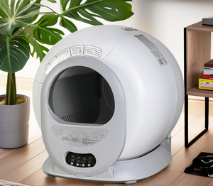 Bac à litière automatique autonettoyant pour chat avec contrôle des odeurs, design écologique, grande capacité, contrôle par application pour plusieurs chats - Product Image 2