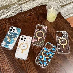Haruhi Secret <span class=keywords><strong>Word</strong></span> Flower Magnet para iphone16ProMax funda para teléfono Apple 15 Laminable de doble cara 14 Stylish 13 - Product Image 2