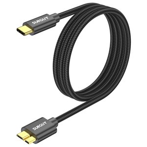 Cable de Datos Retráctil Ecológico SUNGUY de Nailon Trenzado USB 3.1 Tipo-C de Carga Rápida para Teléfono y Portátil - Product Image 2