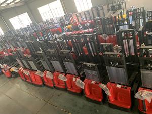 Carretilla elevadora eléctrica 1.5ton 1500kg Walkie Apilador de palés eléctrico con horquilla ajustable de pierna a horcajadas - Product Image 3