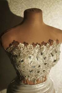 Kristal üst etekler 2 parça Set gösterisi kulübü parti kokteyl Mini elbise seksi kadın ince düğün akşam balo elbise - Product Image 3