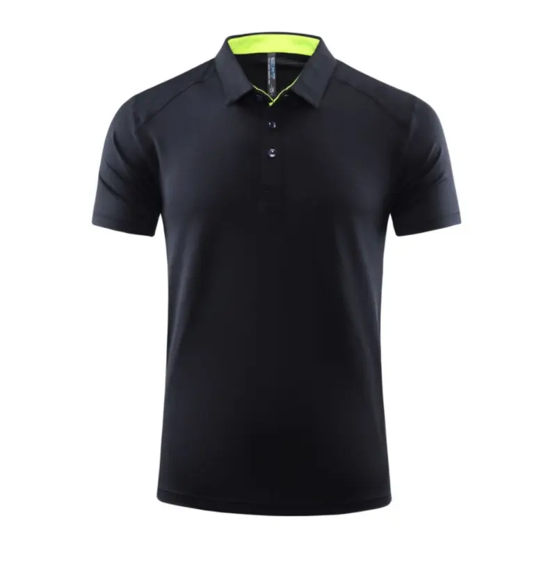 A32 Summer Casual Men's Polo Shirts Ice Feel Solid Color Tees Business T-Shirt Streetwear Top Clothing