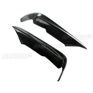 2 Piezas para BMW Serie 3 320/328/330/F30/F35 MAD 2012-2018, Alerones Delanteros de Fibra de Carbono Real, Divisores de Parachoques, Aletas, Spoiler, Molduras - Product Image 6