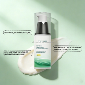 <span class=keywords><strong>Crema</strong></span> Viso Idratante Quotidiana OEM con Peptidi e Ceramidi Anti-Età, Fluido Idratante pH 6.0, Lenitiva e Riparatrice della Barriera Cutanea - Product Image 3