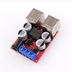 Convertisseur DC-DC Hongwei 8V 35V vers 5V 8A, module abaisseur de tension avec 4 sorties USB pour téléphones portables et chargeurs de voiture - Product Image 1