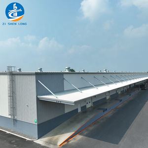 चीन औद्योगिक इस्पात संरचना निर्माण पूर्वनिर्मित हॉल प्रीफैब गोदाम स्टील संरचना कार्यशाला - Product Image 1