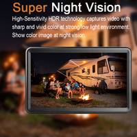 Kamera mobil Mini 1080P AHD NTSC Bus CCTV truk tampilan 120 derajat logam penuh IP68 tingkat tahan air warna penglihatan malam, 4-pin Port