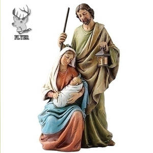 Figuras Artesanales de Resina de Fábrica para Navidad, Nacimiento de la <span class=keywords><strong>Sagrada</strong></span> <span class=keywords><strong>Familia</strong></span> a Tamaño Real, Juego de Lujo Hecho a Mano - Product Image 5