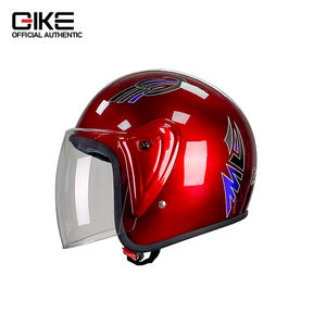 QIKE888-<span class=keywords><strong>Helmet</strong></span>男性オートバイ乗りハーフヘルメット女性夏の日焼け防止4分の3ヘルメット - Product Image 1