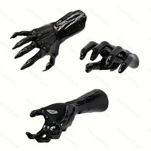 DAMAI Halloween Decorations Wall Mounted Creepy Reaching Hands with Lighted Candles for Gothic Scary Halloween Indoor Wall Decor - Product Image 2