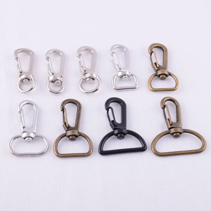 1/2 inch metal bag accessories swivel snap clip hook for lanyard